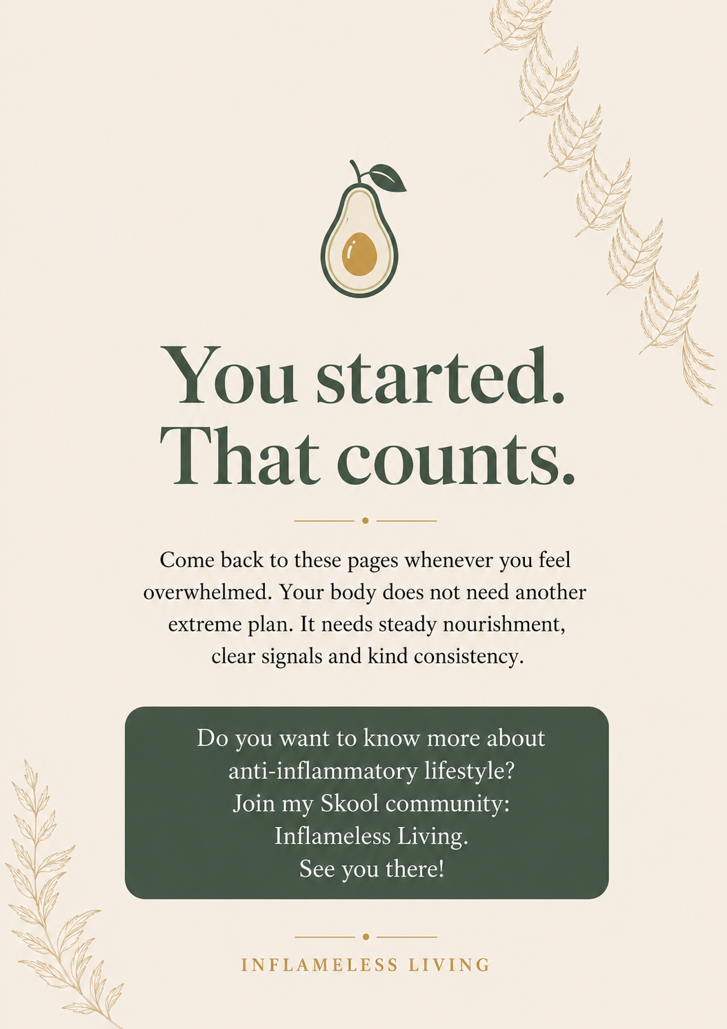 7-Day Inflameless Starter Journal